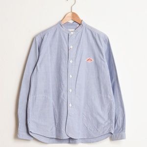 Danton Women's Oxford Band Collar Shirt